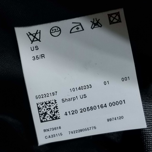 Hugo Boss Sharp1 US - 35R - Gray Flat Front Dress - Picture 8 of 8